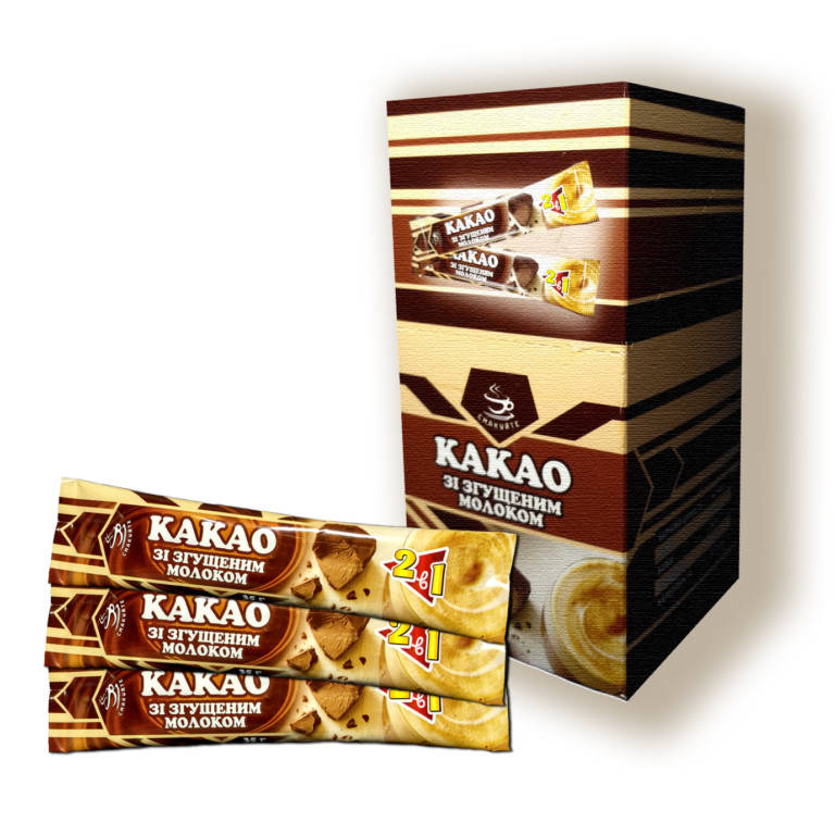 

Какао со сгущенным молоком в стиках 35г (25шт)