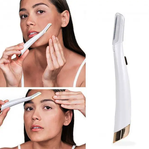 

Триммер Flawless DermaPlane Glo, триммер женский для бровей, женский триммер для лица