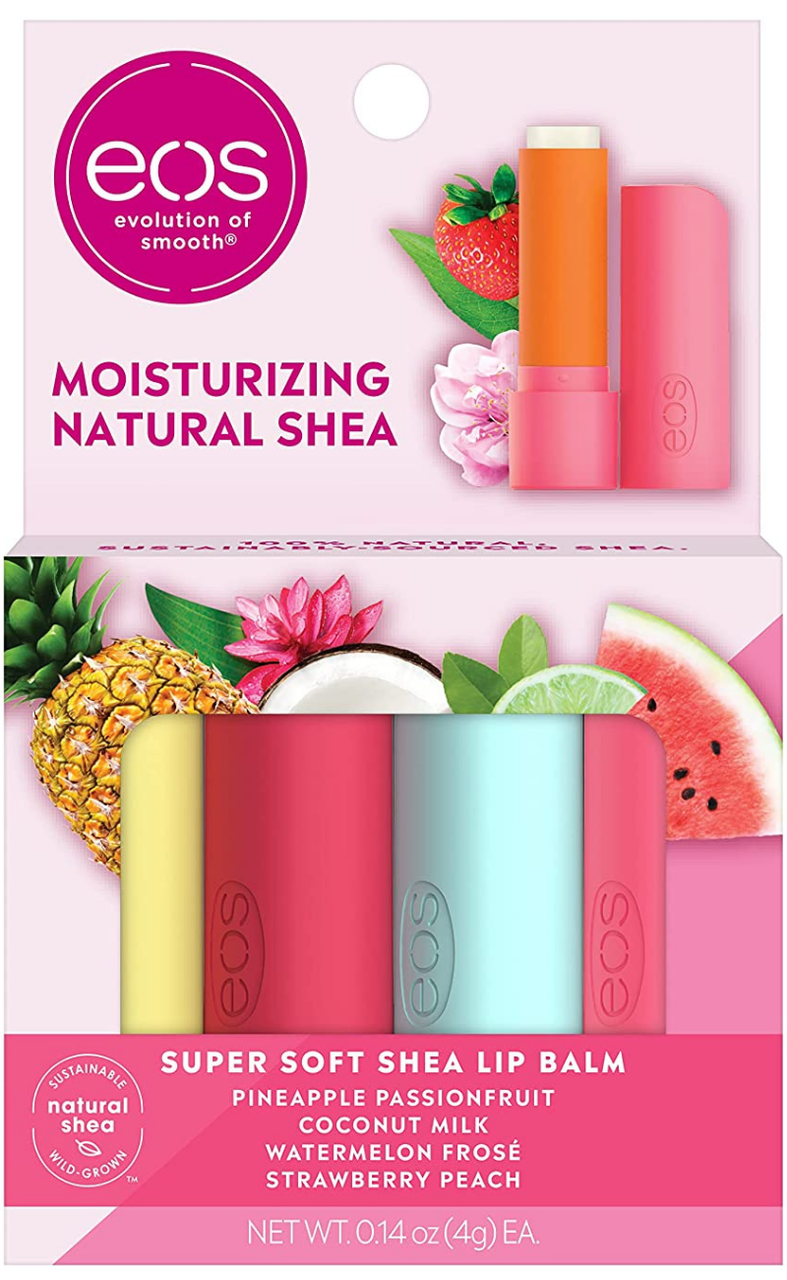 

Набор бальзамов для губ EOS Super Soft Shea 4-pack Lip Balms 4 х 4 г