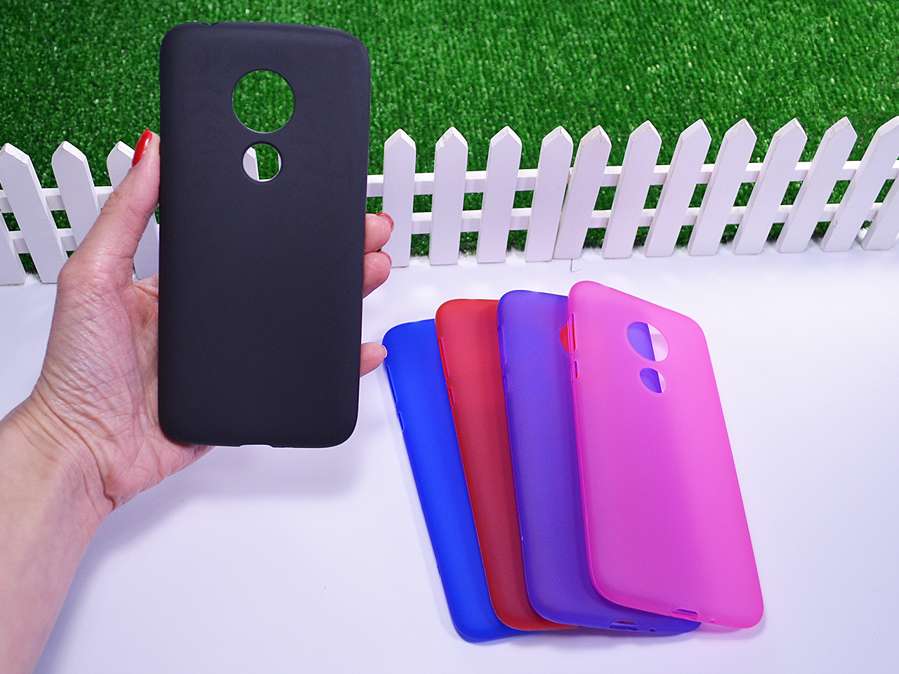 

Силиконовый бампер для Motorola Moto G7 Power