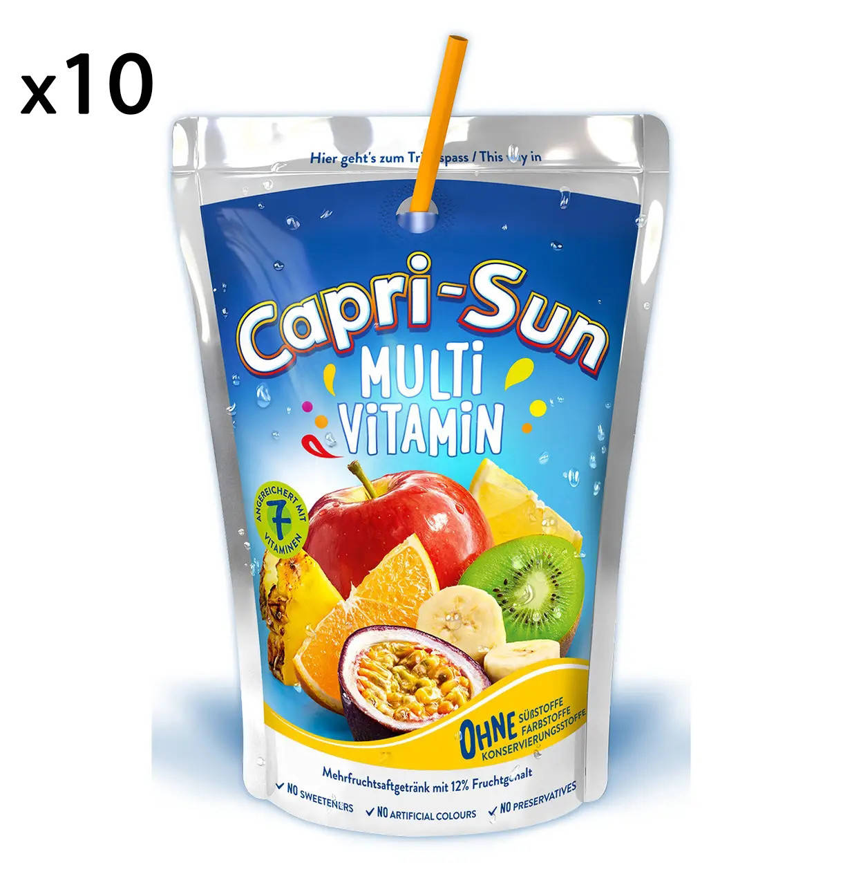 

Сок Capri-Sun Multivitamin мультивитамин, 40 шт/ящ.