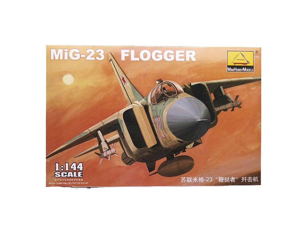

Сборная модель Набор Собери Сам Конструктор Самолет 80411 USSR MIG-23 1:144