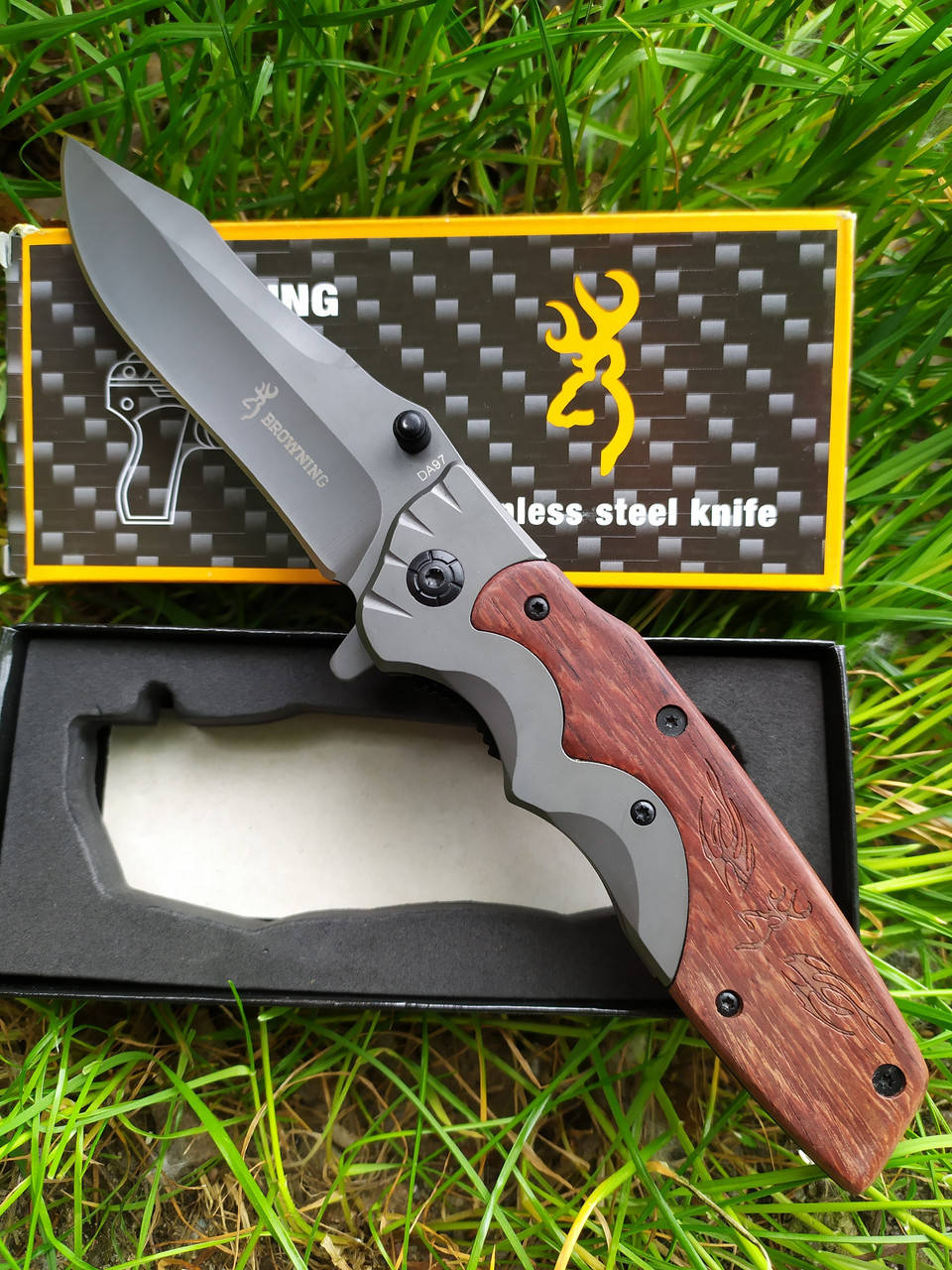 

Тактический складной нож Browning (Браунинг) для охоты туризма рыбалки