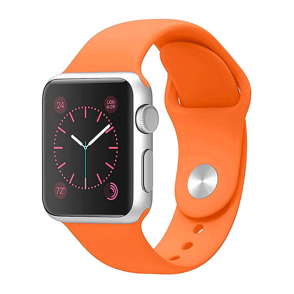 

Ремешок силиконовый Sport Band 38mm | 40mm Orange для Apple Watch SE | 6 | 5 | 4 | 3 | 2 | 1