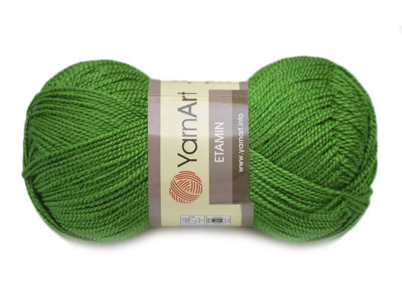 

YarnArt Etamin, Зеленый №438, Зелёный
