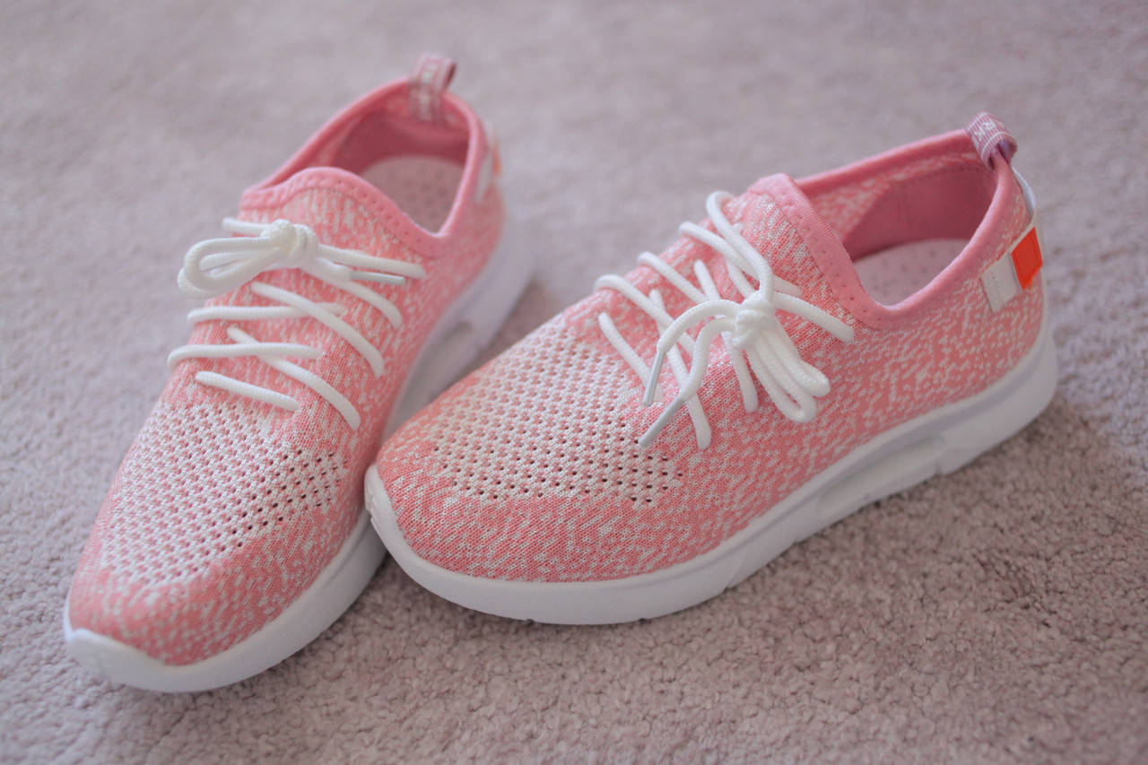 

Женские кроссовки розовые трикотажные в стиле Adidas 36-40 39, Розовый