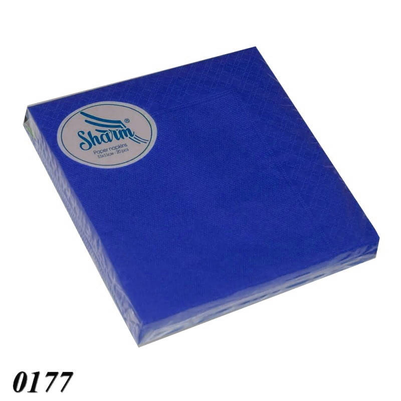 

Серветка 33*33^ 20 шт.(2ш) Sharm (1/30) синя арт. 0177