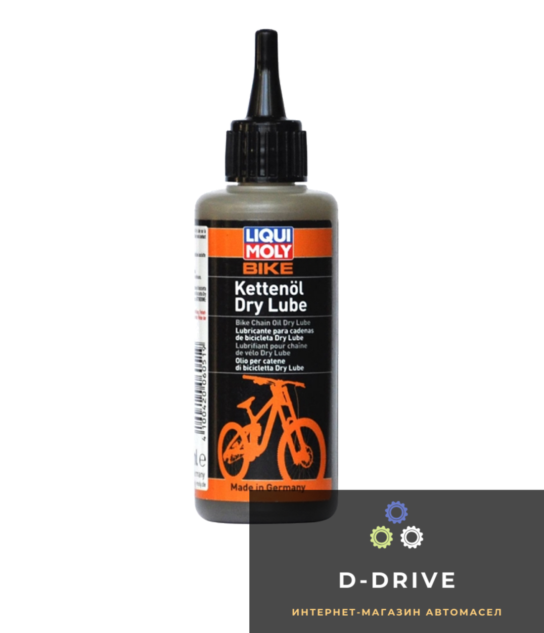 

Liqui Moly Смазка для цепи велосипедов (сухая погода) Bike Kettenoil Dry Lube 0.1л. (6051)