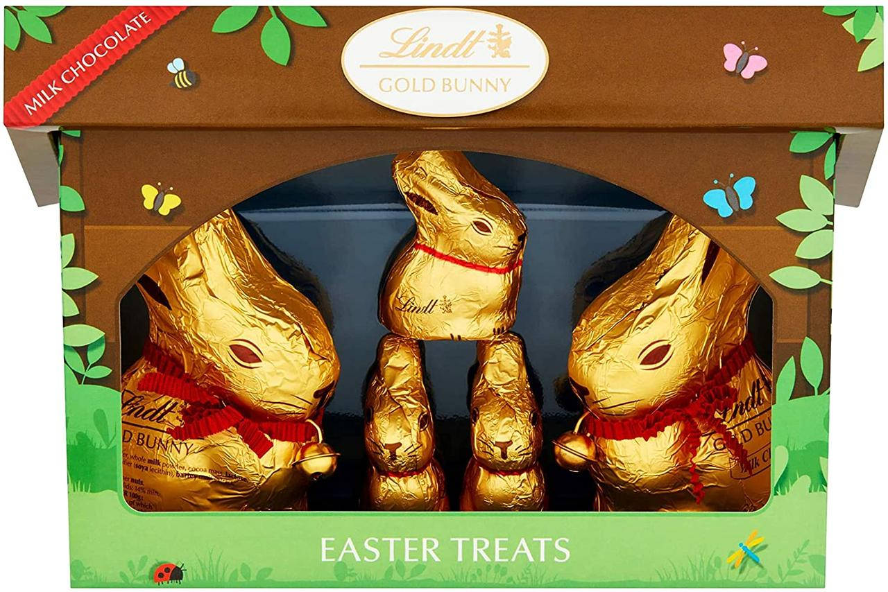 

Шоколадные кролики Lindt Gold Bunny Easter Treats 130g