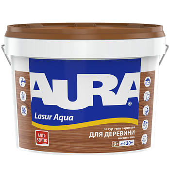 

Лазурь для дерева Aura Lasur Aqua (белый) 2,5 л