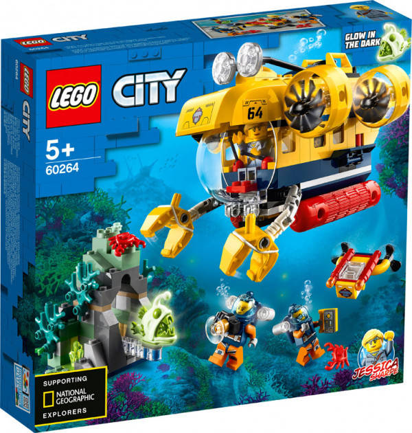 

Lego City Океан исследовательская подводная лодка 60264