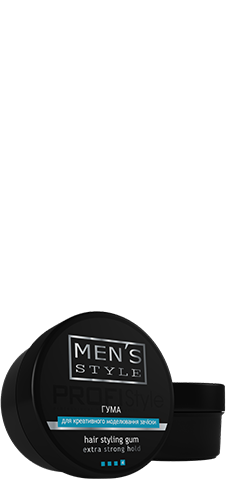 

Гума для моделювання зачіски екстрасильна фіксація Profi Style Men's Style 80 мл