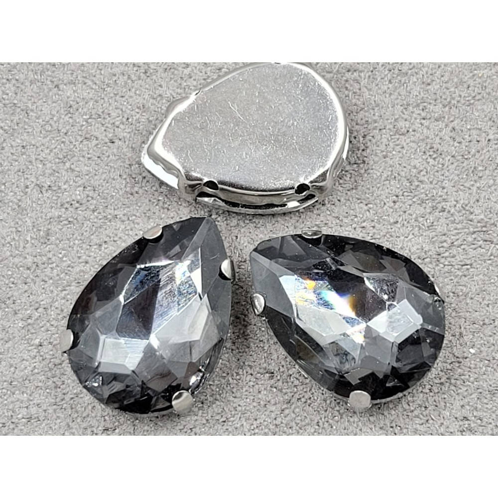 

Страз в цапах. Размер 13*18. (стекло). Цвет - графит