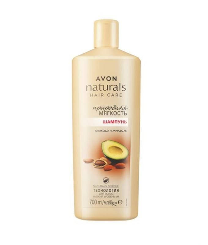 

Шампунь для волос "Природная мягкость. Авокадо и Миндаль" Naturals Avon 700 ml