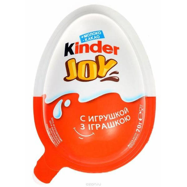 

Шоколадное яйцо с сюрпризом Kinder Joy, 20 г