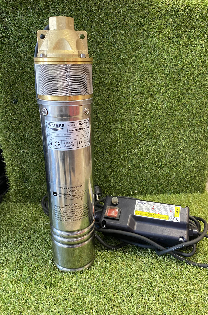 

Скважинный насос WATERS 4SKM-100 0.75 кВт (Польша) Глубинный водяной насос