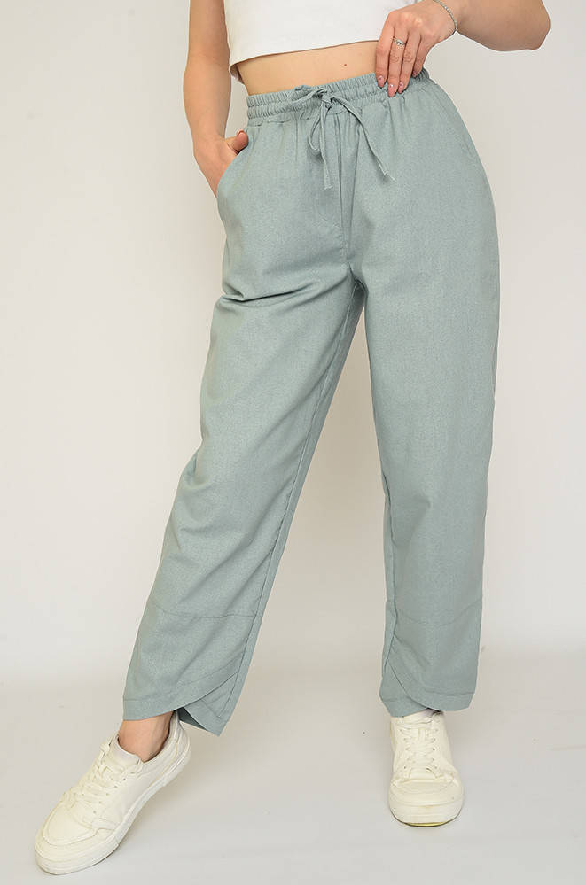 

Штаны женские мятные ААА 142672M