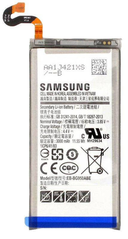 

Аккумулятор Samsung G950 Galaxy S8 / EB-BG950ABE (3000 mAh) 12 мес. гарантии