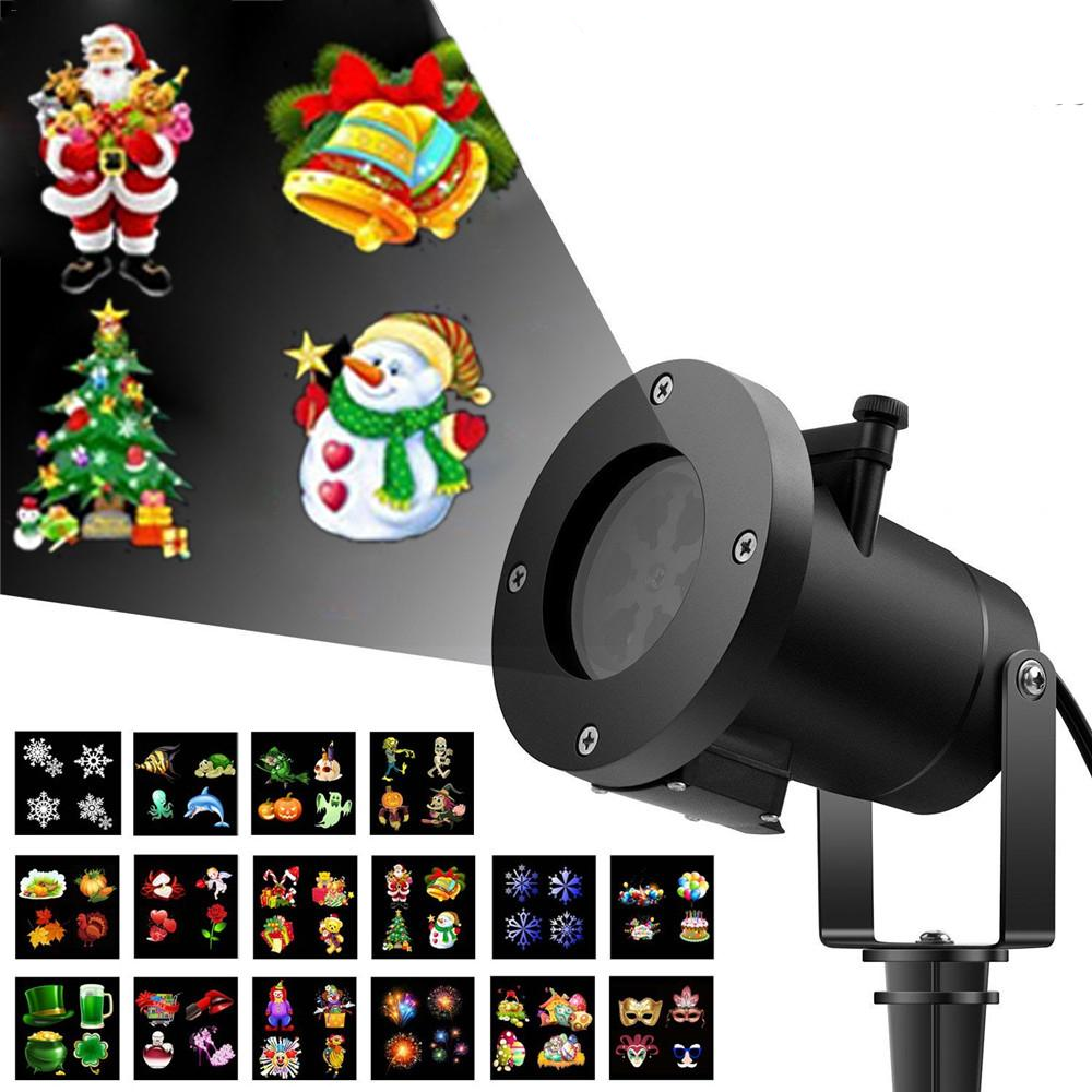 

Уличный лазерный проектор 16 картриджей Christmas Laser Projector №16F / Новогодний проектор