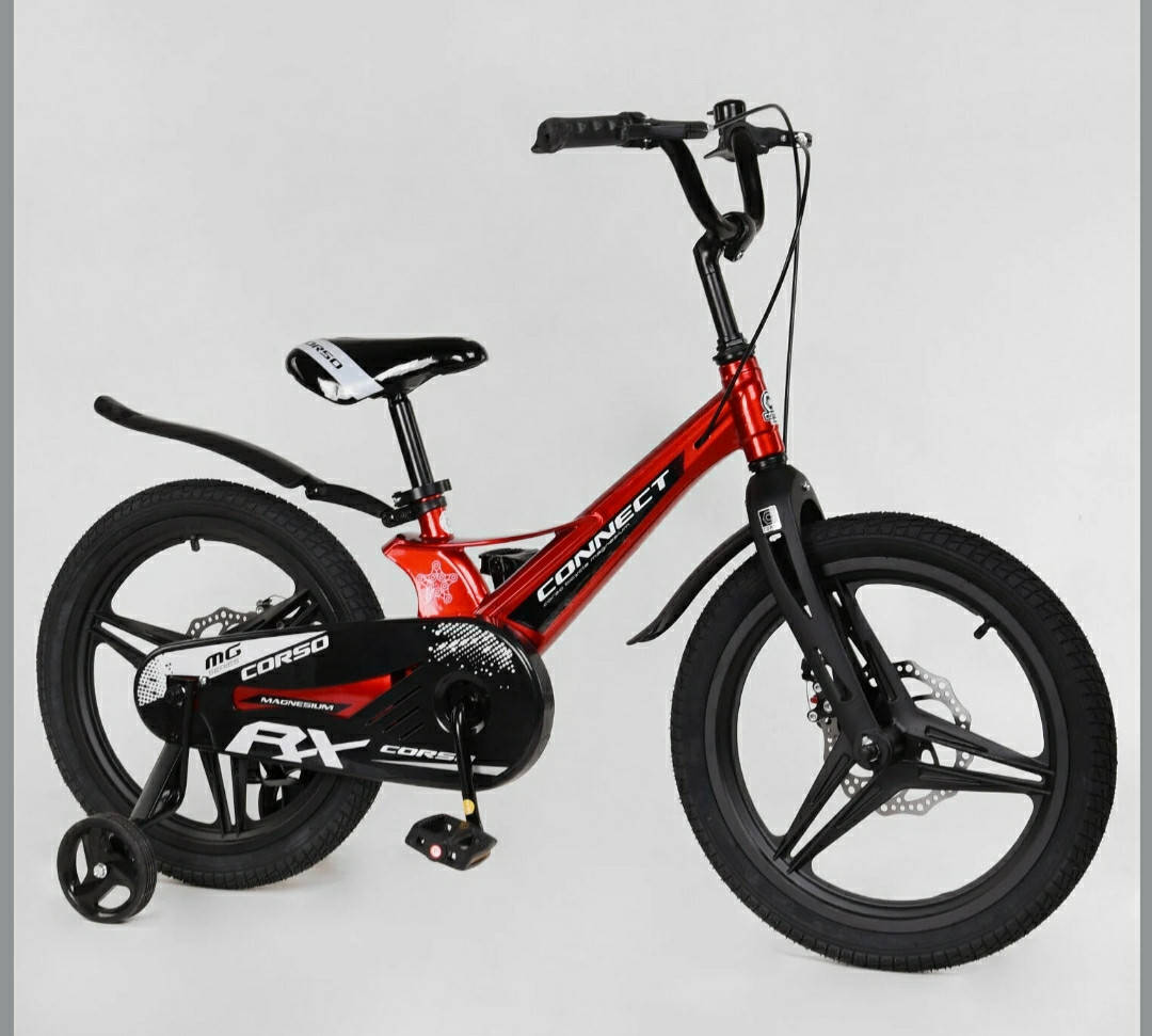 

Велосипед 18" дюймов 2-х колёсный "CORSO Connect" MG-18067 МАГНИЕВАЯ РАМА, ЛИТЫЕ ДИСКИ, ДИСКОВЫЕ ТОРМОЗА,