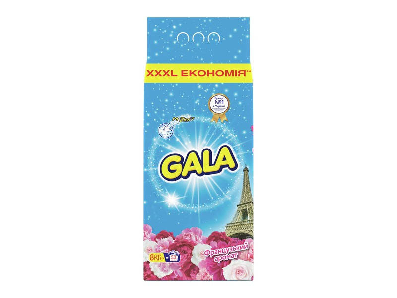 

Стиральный порошок 8 кг Gala автомат Французский аромат