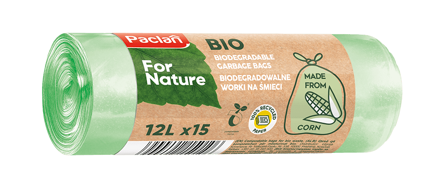 

Paclan Мешки для мусора Bio 12л 15шт