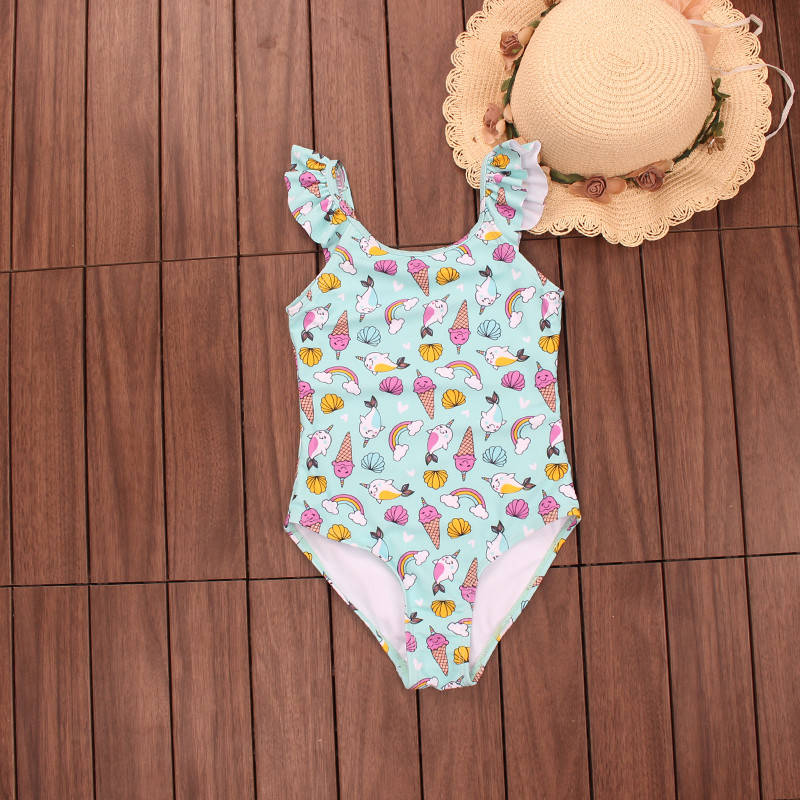 

Купальник детский Голубой с дельфинами