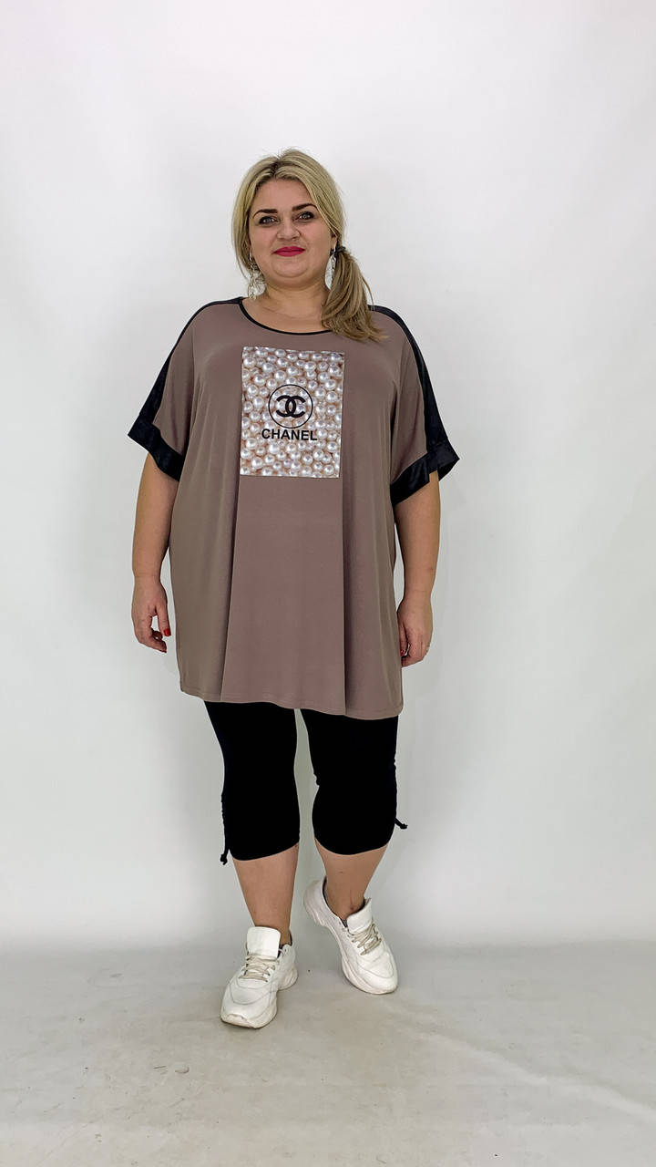 

Футболка Контраст №1 Большого размера 62-68: