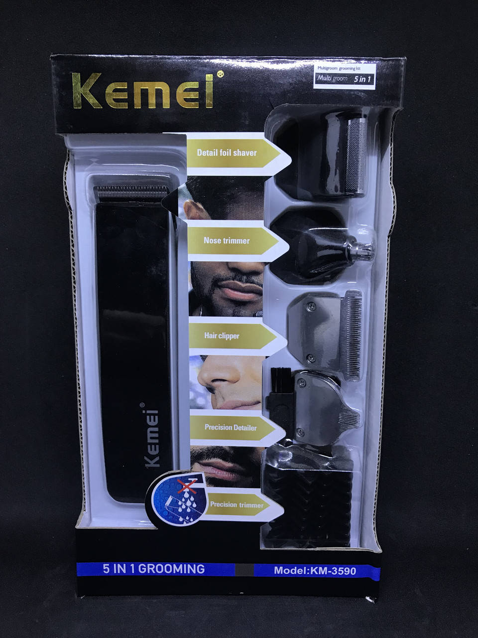 

Триммер для бороды Kemei KM-3590