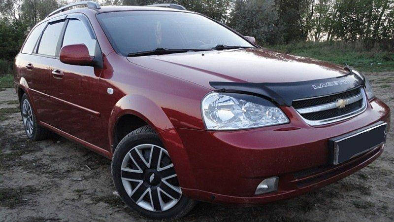 

Дефлектор капота, мухобойка Chevrolet Lacetti 2003- SD/SW VIP Tuning