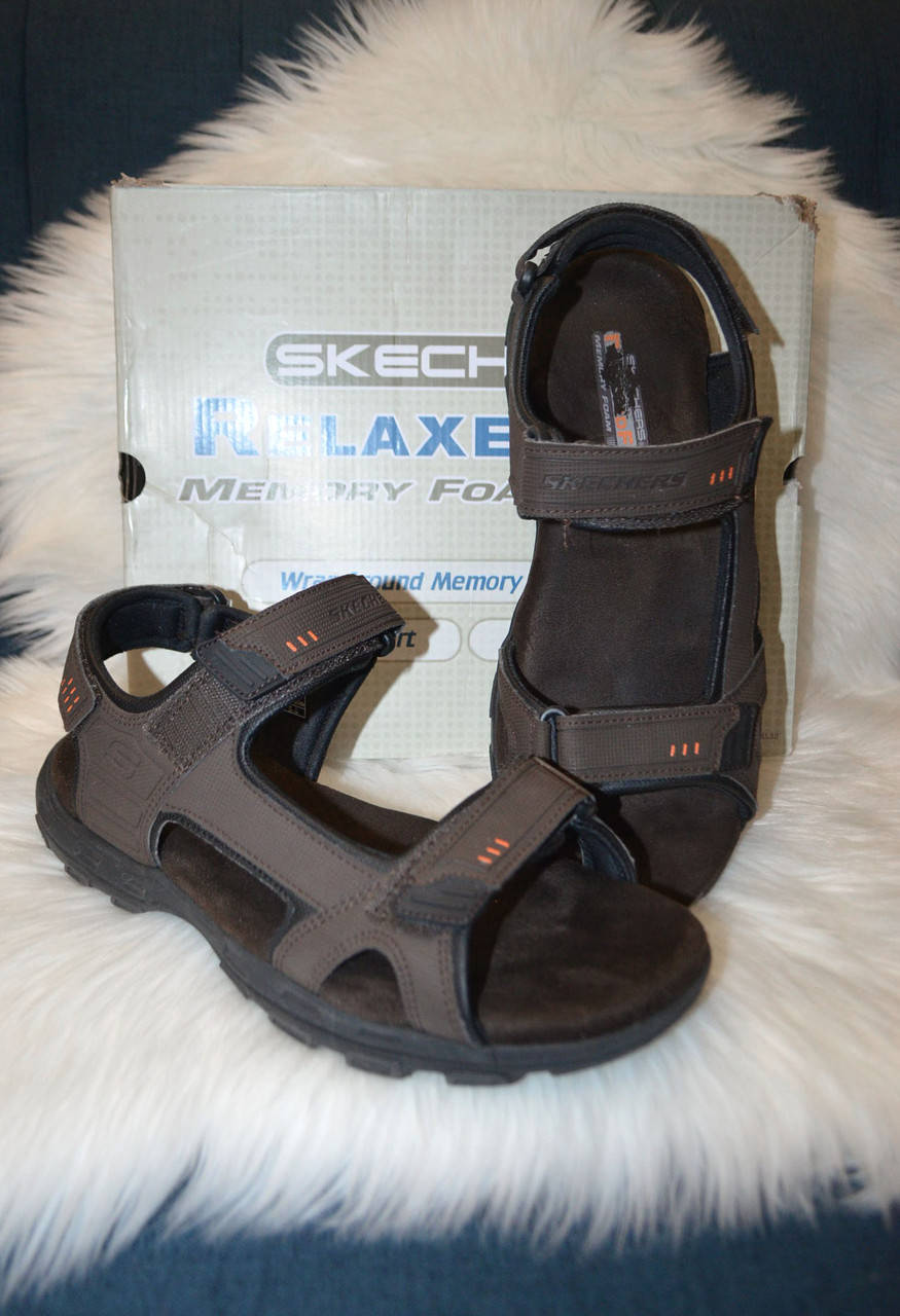 

Мужские спортивные сандалии Skechers Louden 45 размер, Коричневый