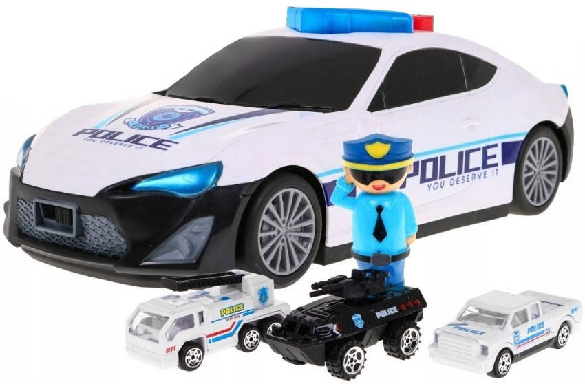 

Машина Гараж с Фигуркой Полицейского