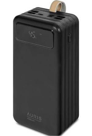 

Мощный переносной Power Bank 65000 mAh AURIS ARS-PB013 Повербанк с фонариком Реальная емкость