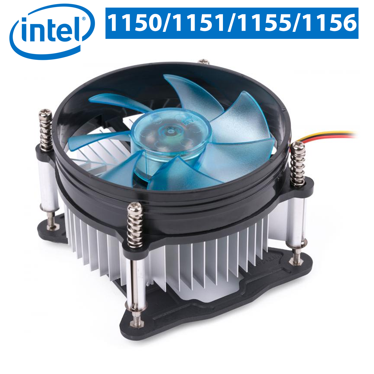 

Кулер для процессора Intel Vinga Q4, пк вентилятор для интел 1150/1151/1155/1156