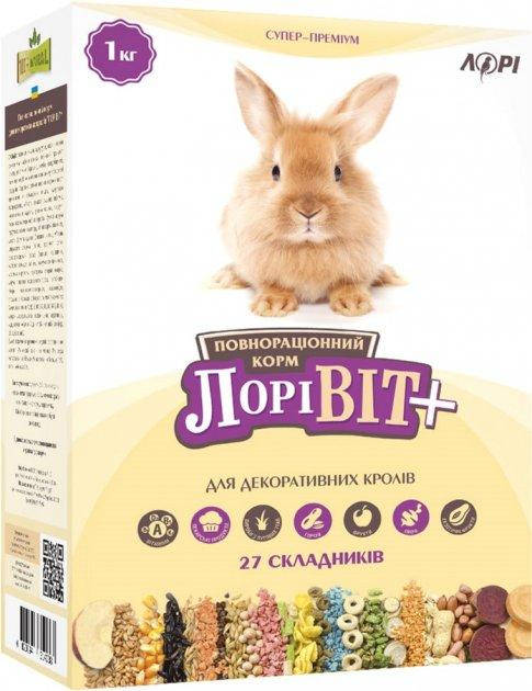 

Корм для декоративных кроликов ЛориВит+ Лори 1 кг