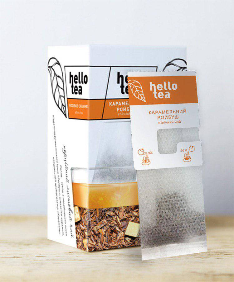 

Чай пакетированный Hello tea Rooibos caramel 20шт Ройбуш с карамелью