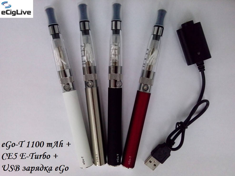 

Электронные сигареты EGO-T 1100 mAh+CE5 E-Turbo, Разные цвета