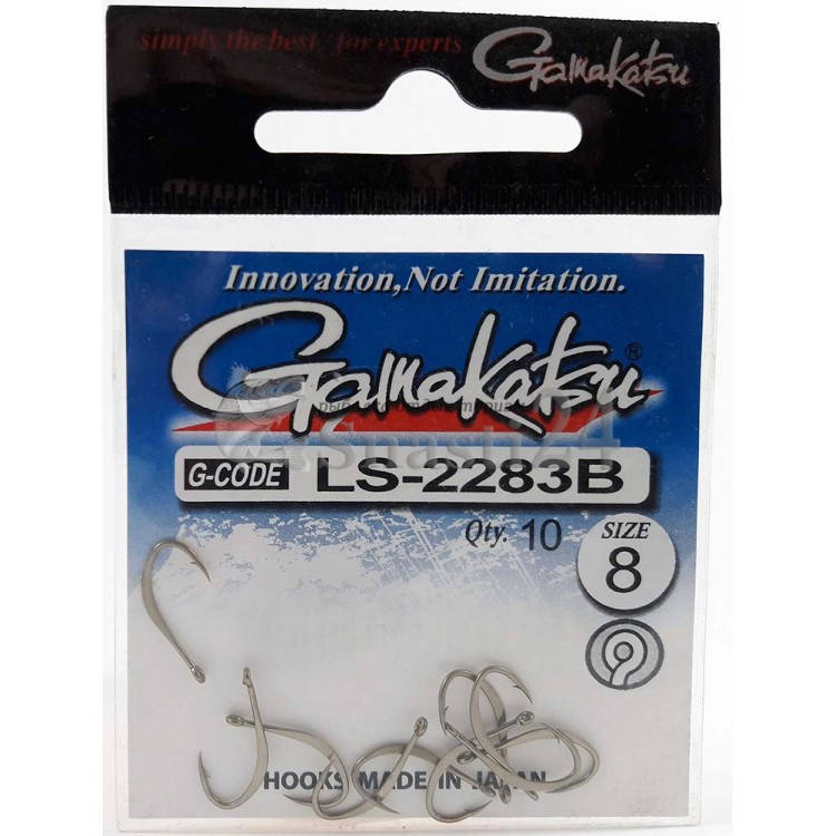 

Крючок Gamakatsu LS-2283B Bronze №8 10шт.
