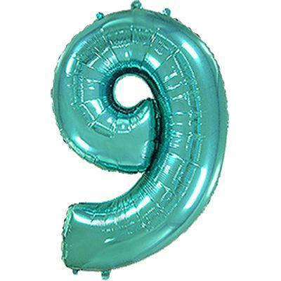 

Фольгована цифра "9" Тіффані (100см) Flexmetal, Тиффани