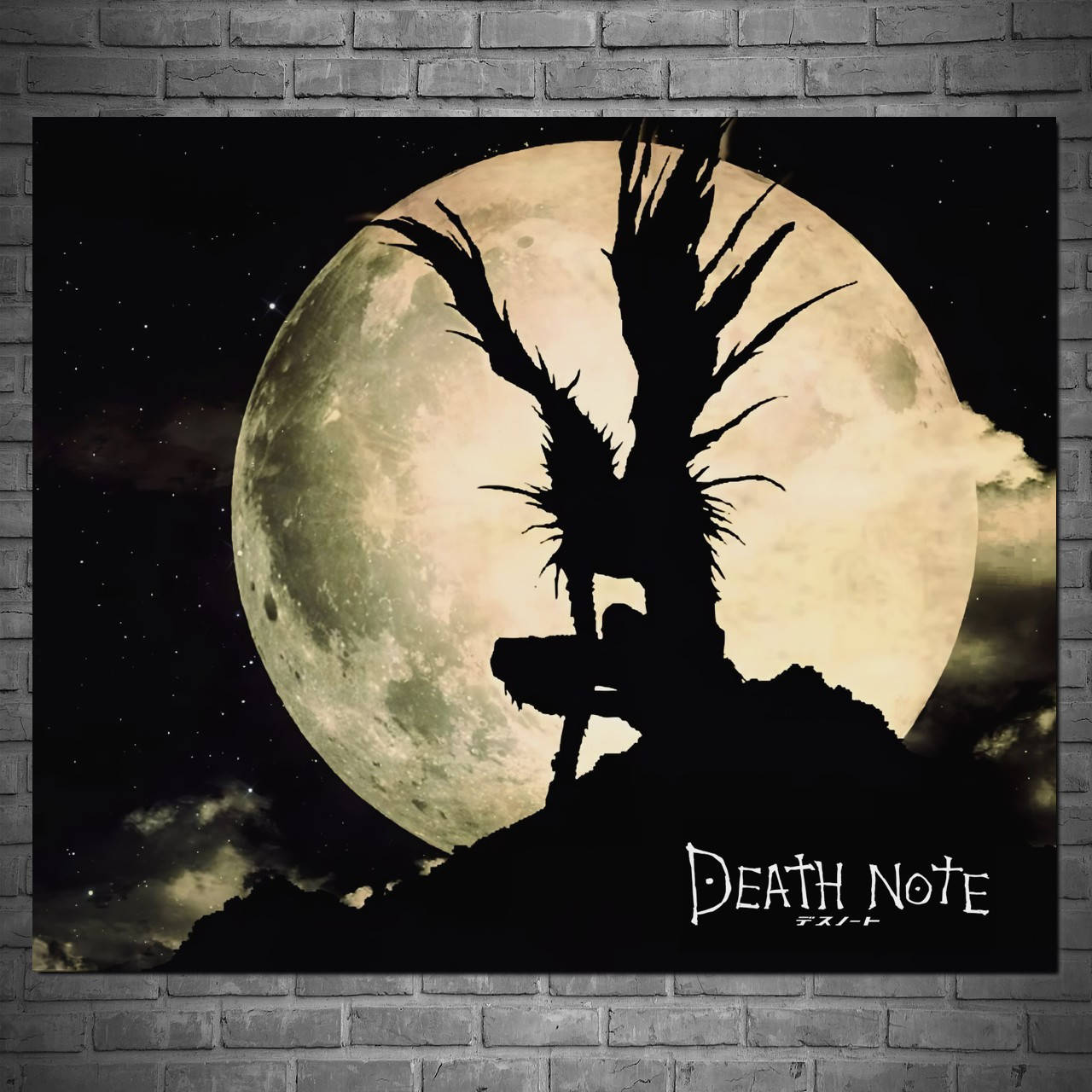 

Плакат "Тетрадь смерти, Рюк и яркая луна, Death Note" (артикул 3581)