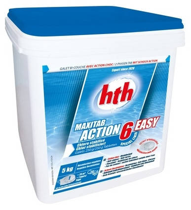

Многофункциональные таблетки HTH Maxitab Action 6 EASY (6 в 1), 5 кг