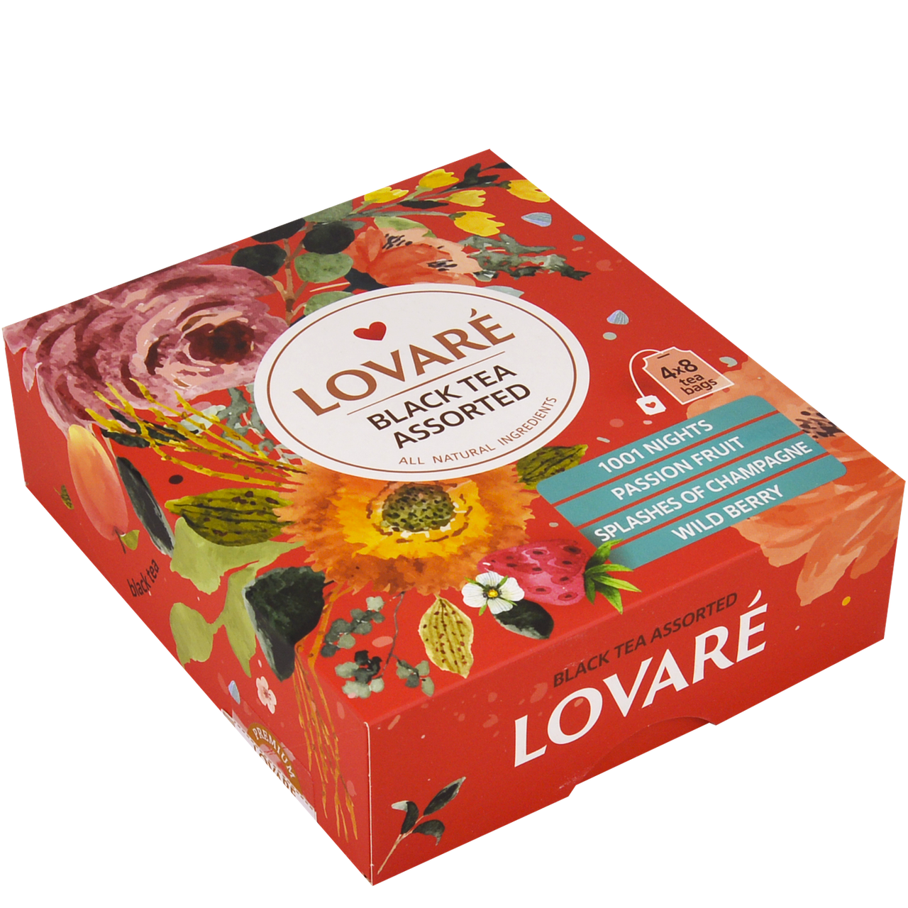 

Чай LOVARE "Черный чай ассорти" 32п/2г