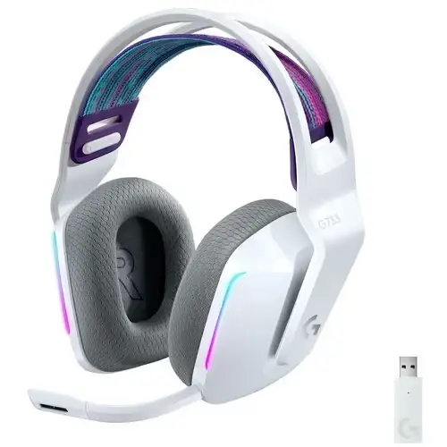 

Компьютерная гарнитура Logitech G733 LIGHTSPEED Wireless RGB KDA (981-000990), Белый