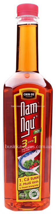 

Соус рыбный Chin-su Nam Ngu 750 мл (Вьетнам)