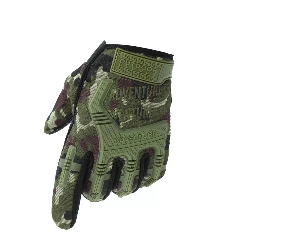 

Тактические перчатки камуфляжные противоскользящие adventure camo