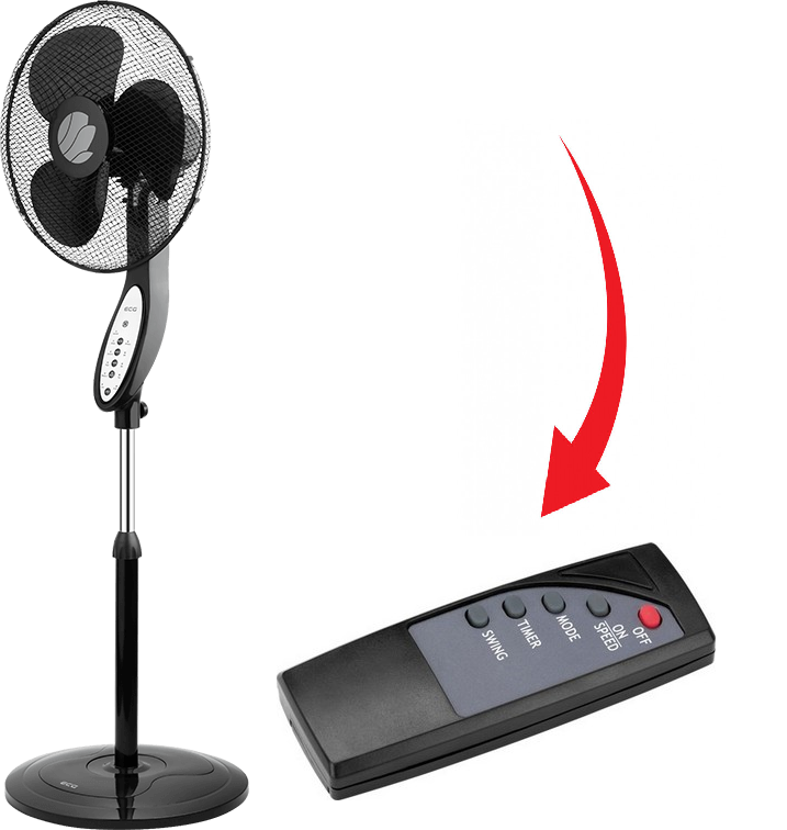 

Вентилятор ECG FS 40 R Black ( пульт )