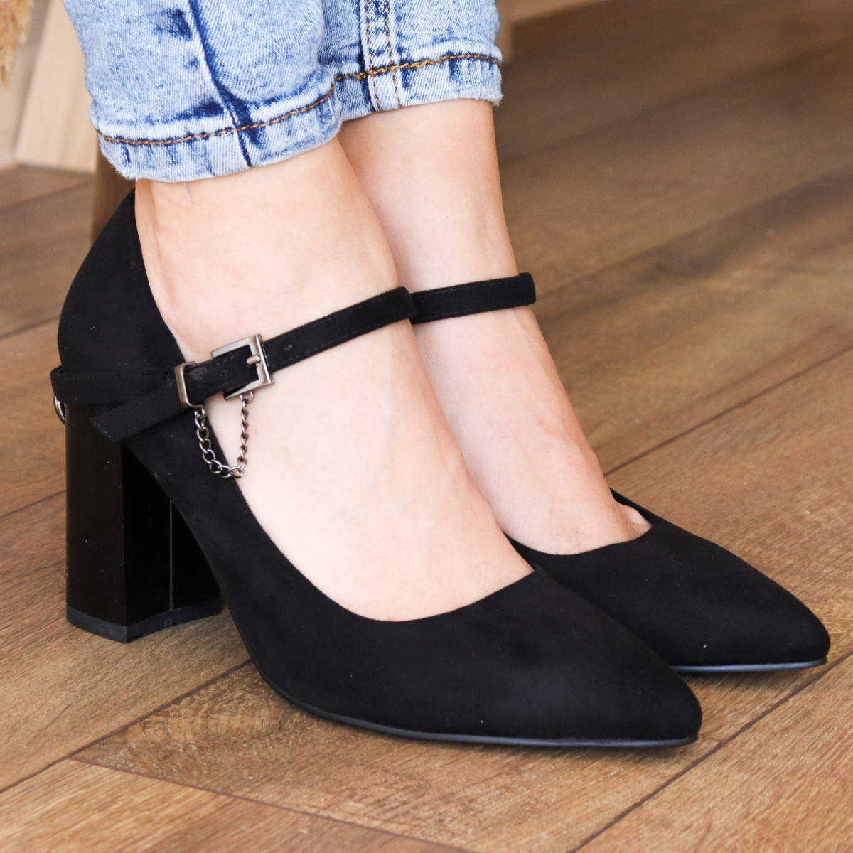 

Туфли женские Fashion Enata 3178 36 размер 23,5 см Черный