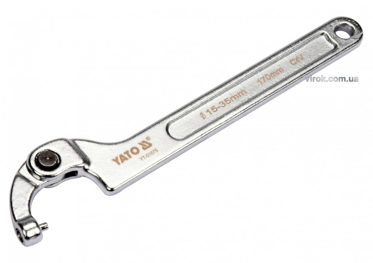 

Ключ радиусный шарнирный YATO 15-35 мм 170 мм YT-01675