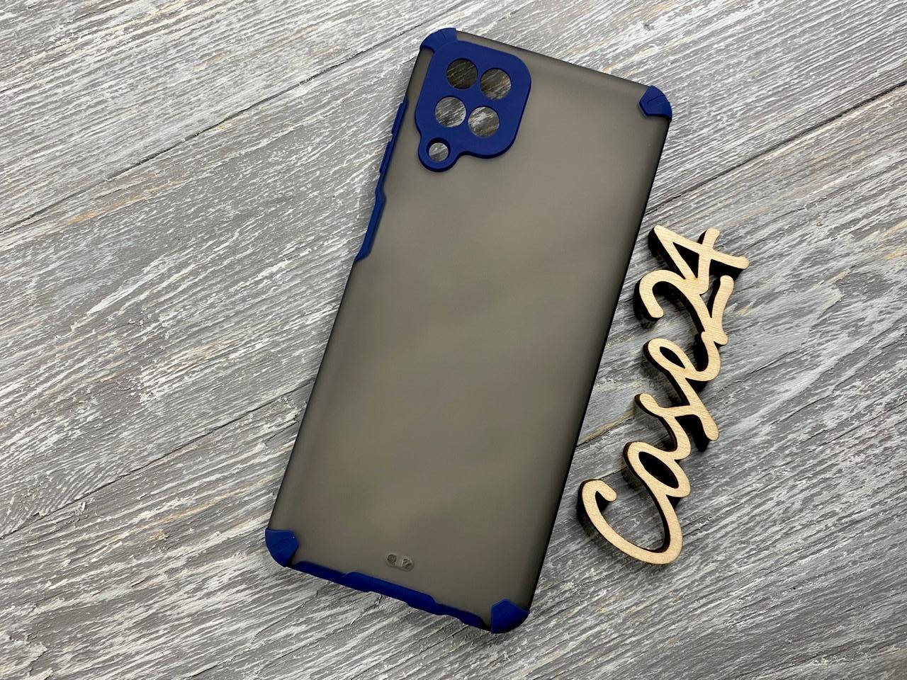 

TPU чехол накладка Matte Color Case (TPU) для Samsung Galaxy A12 (4 цвета) синий