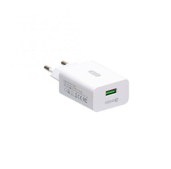 

Блок питания XO-L36 быстрая зарядка QC 3.0 (1 USB), Белый